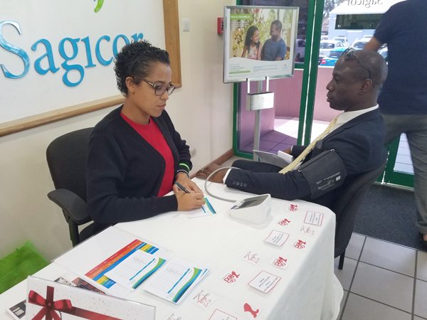 Sagicor Hosts ‘go Red For Women Event Barbados Advocate